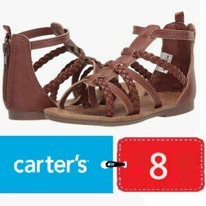 🎁 10/$25 - Gladiator sandals, size 8, Carter's